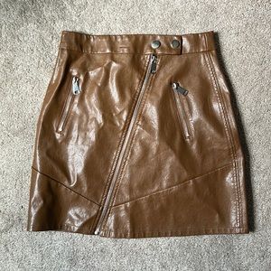 Kendall & Kylie Faux Leather Skirt
